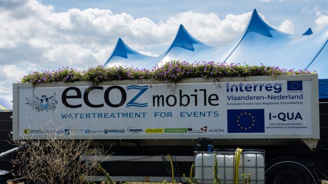 Hardcore en waterzuivering: ECOZ® Mobile op festival Ieperfest